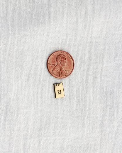A-Z Rectangle Charm, CH266