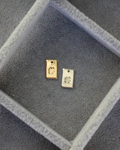 Clover Rectangle Charm, CH266