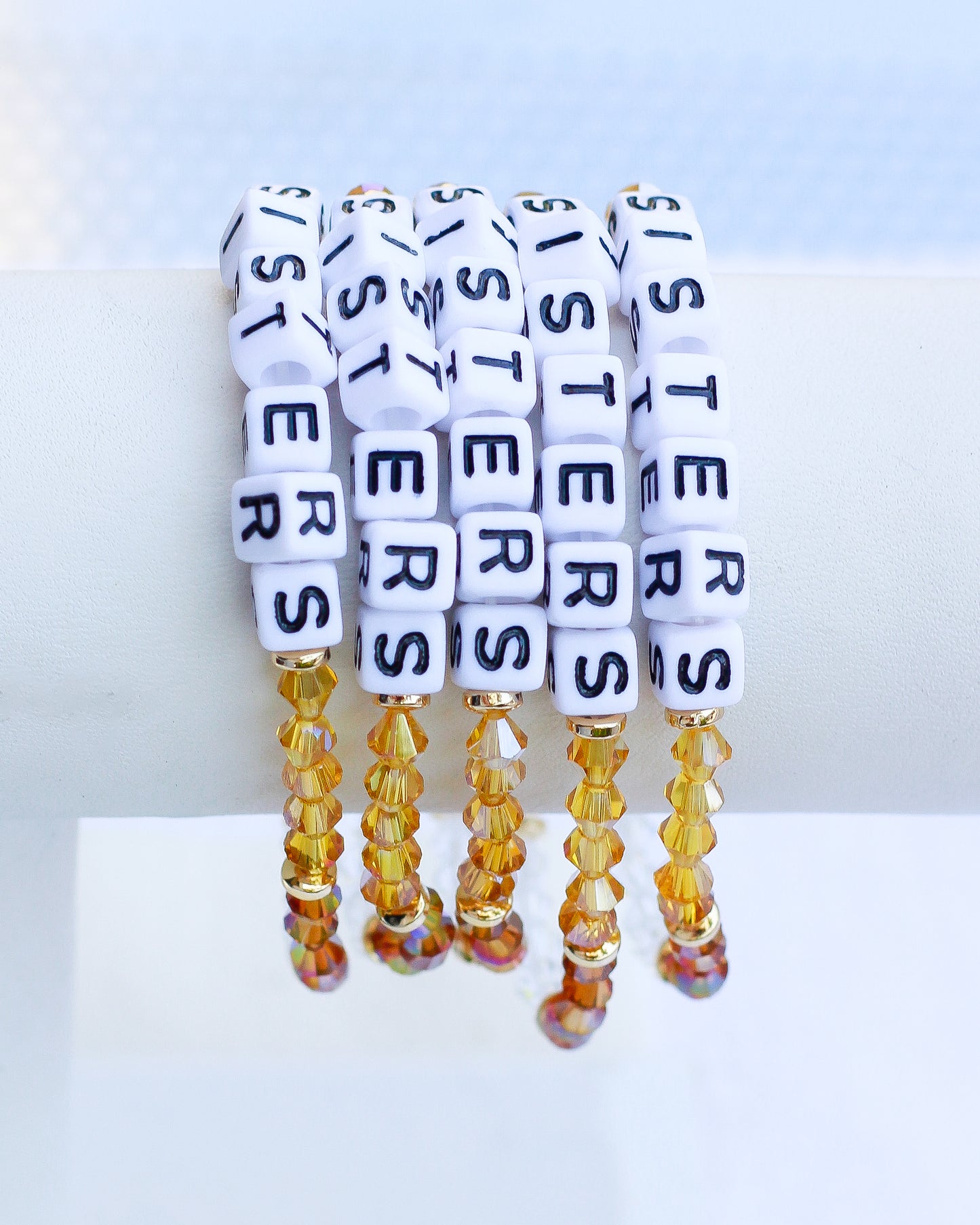 Sisters Stretch Bead Bracelet, BR29