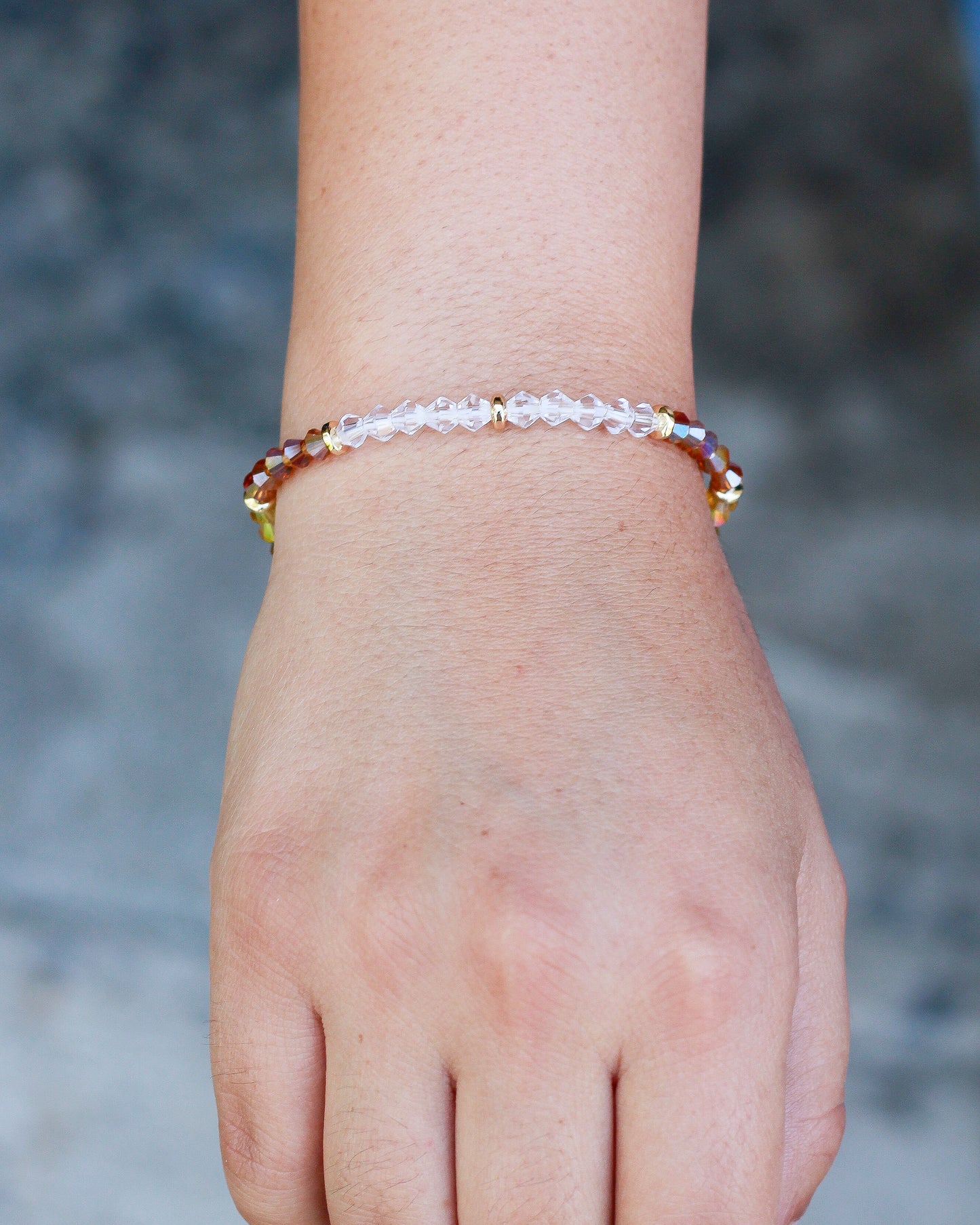 Sisters Stretch Bead Bracelet, BR29