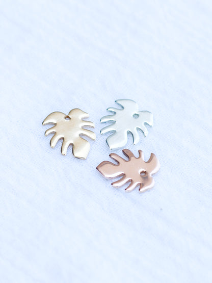 Monstera Leaf Charm, B65