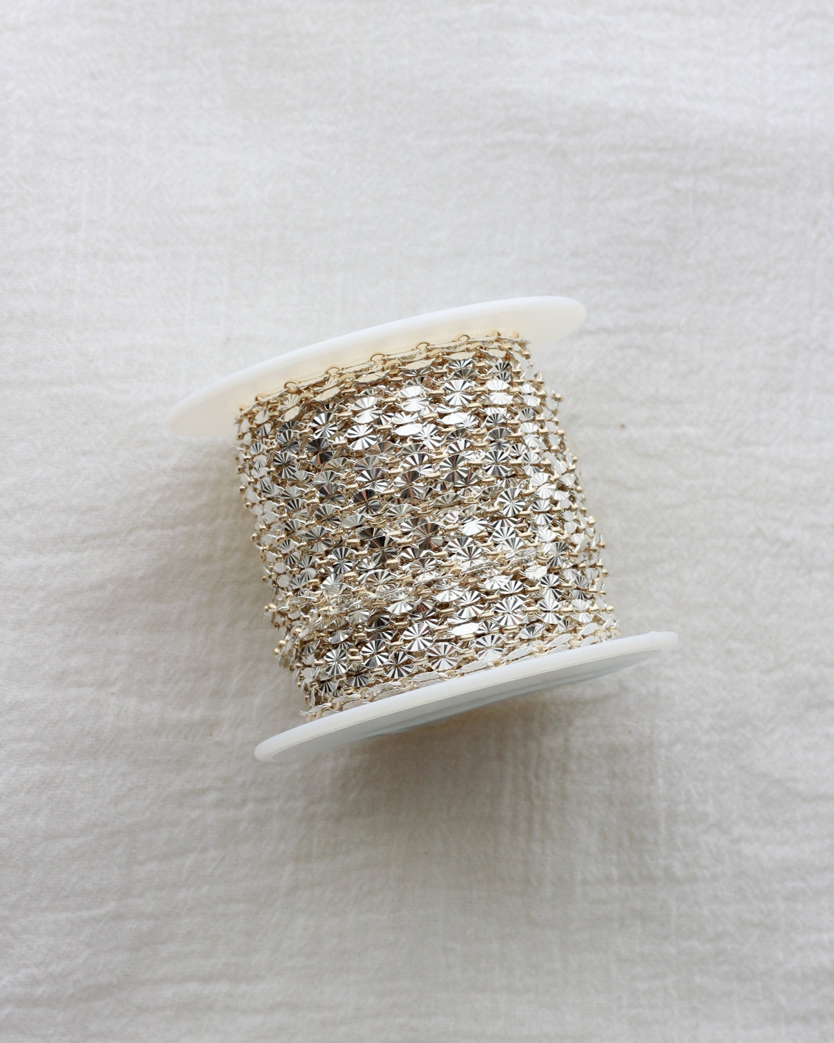 4.1mm mixed metal sunburst chain 1+1, M270