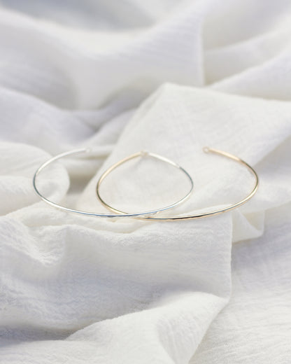 Hammered Bangle Cuff Bracelet, BR34
