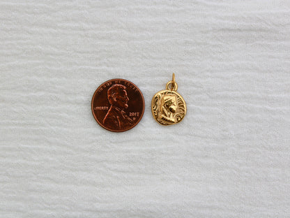 Vintage Coin PVD Charm, CH325