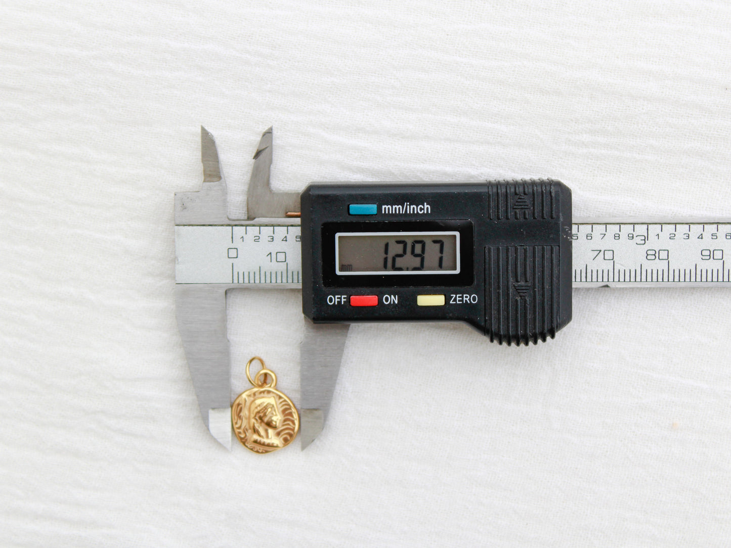 Vintage Coin PVD Charm, CH325