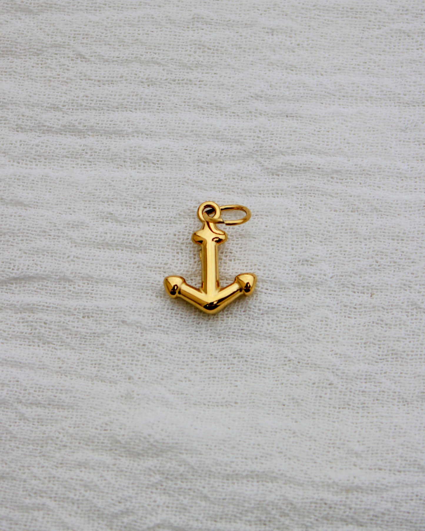 Anchor PVD Charm with CZ, CH338