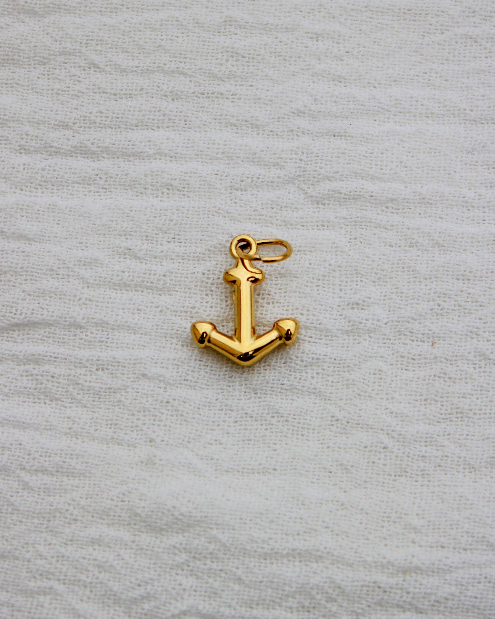 Anchor PVD Charm with CZ, CH338