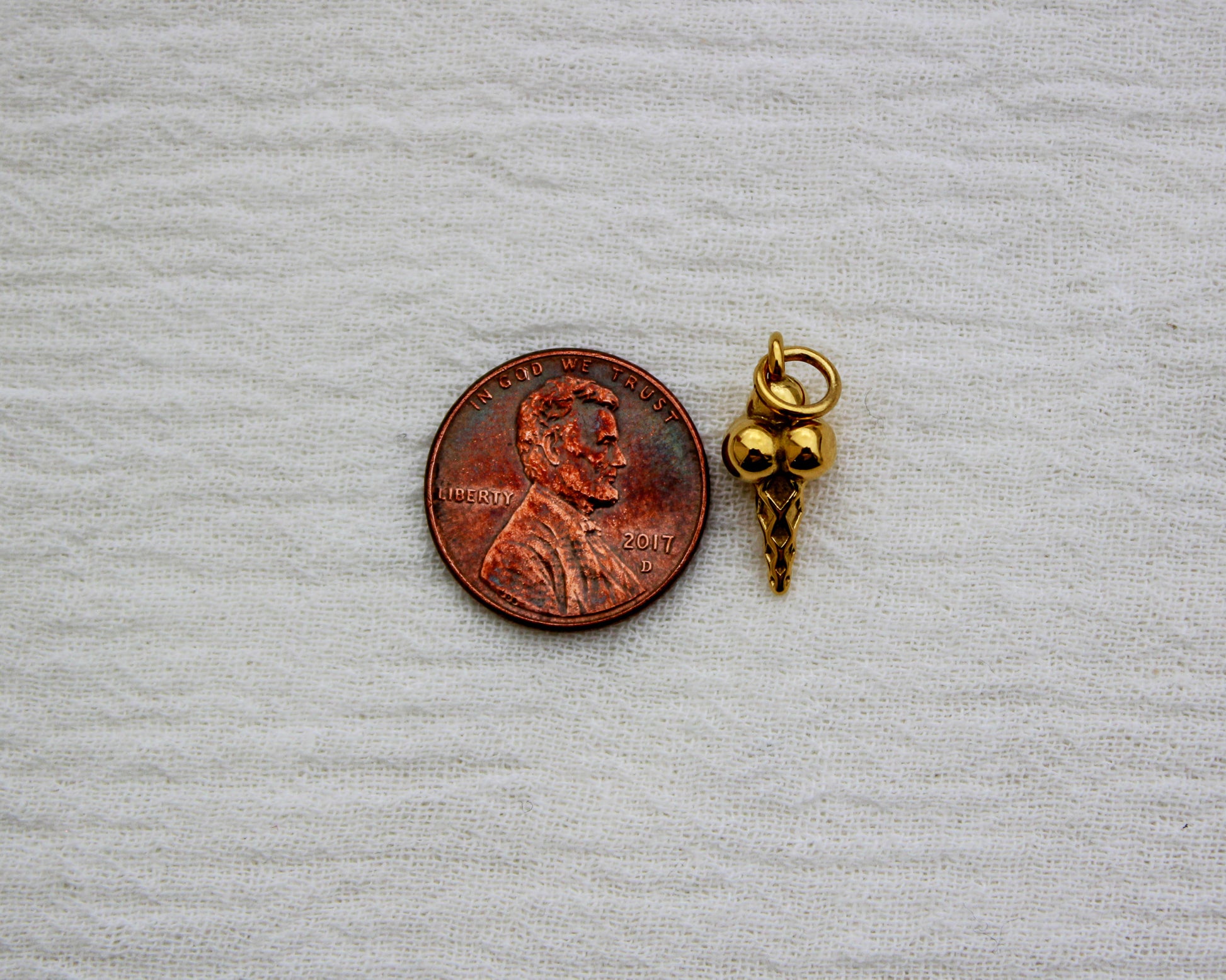 Ice Cream PVD Charm, CH341