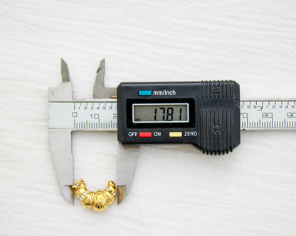 Croissant PVD Charm with CZ, CH351