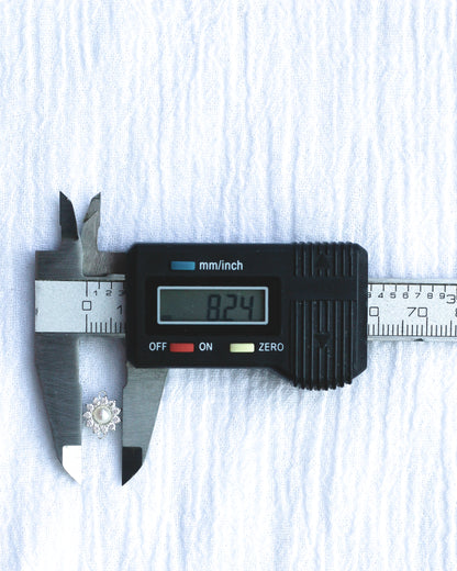 Freshwater White Pearl CZ Connector, CN203
