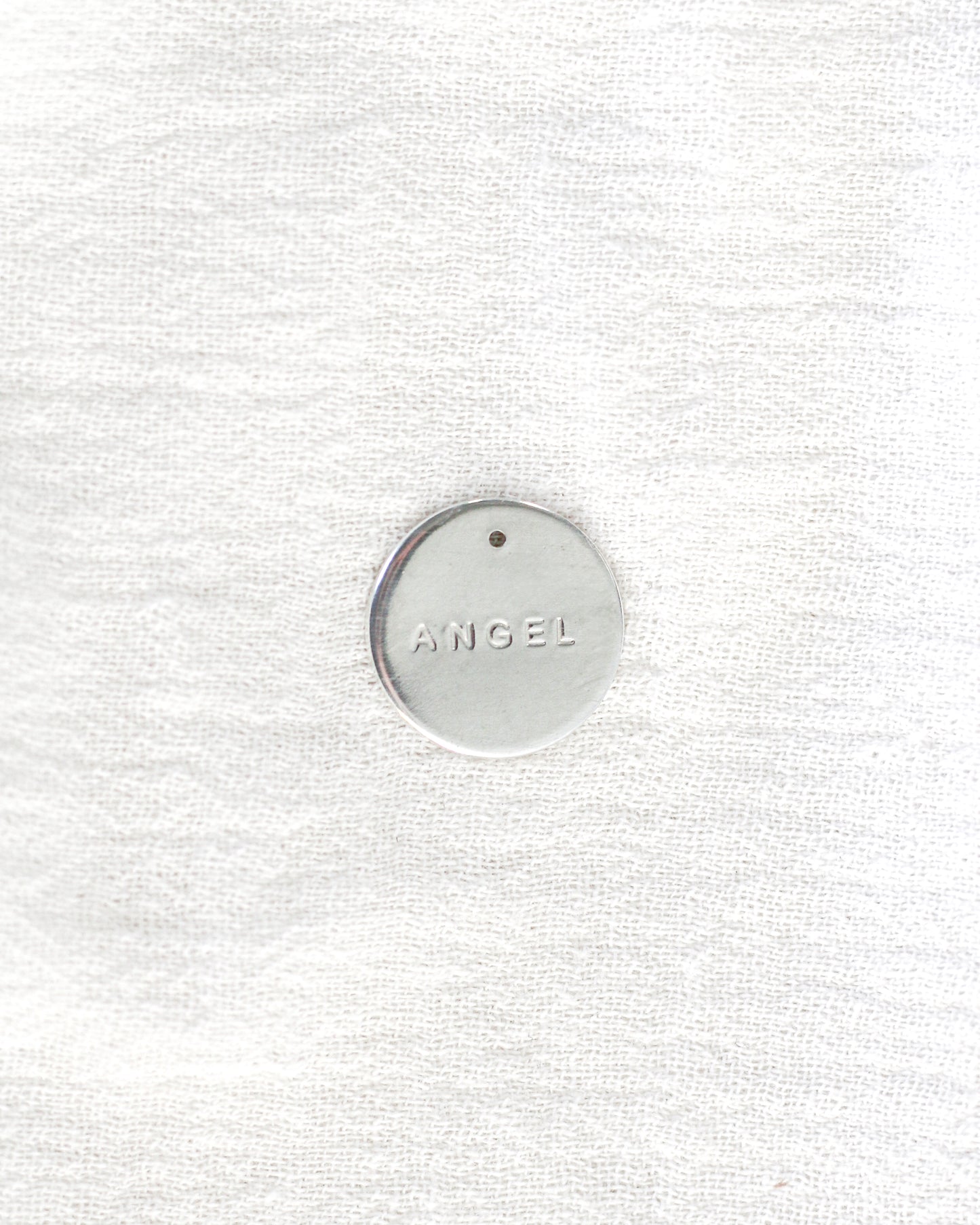 15.9mm Custom Text Circle Charm, CH192