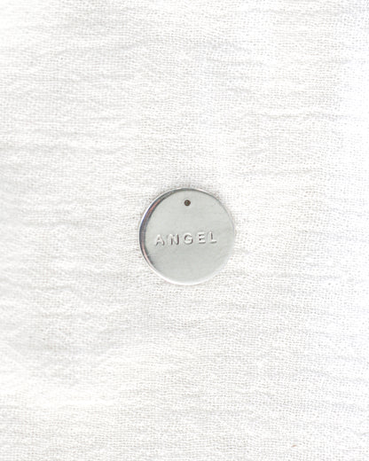 15.9mm Custom Text Circle Charm, CH192