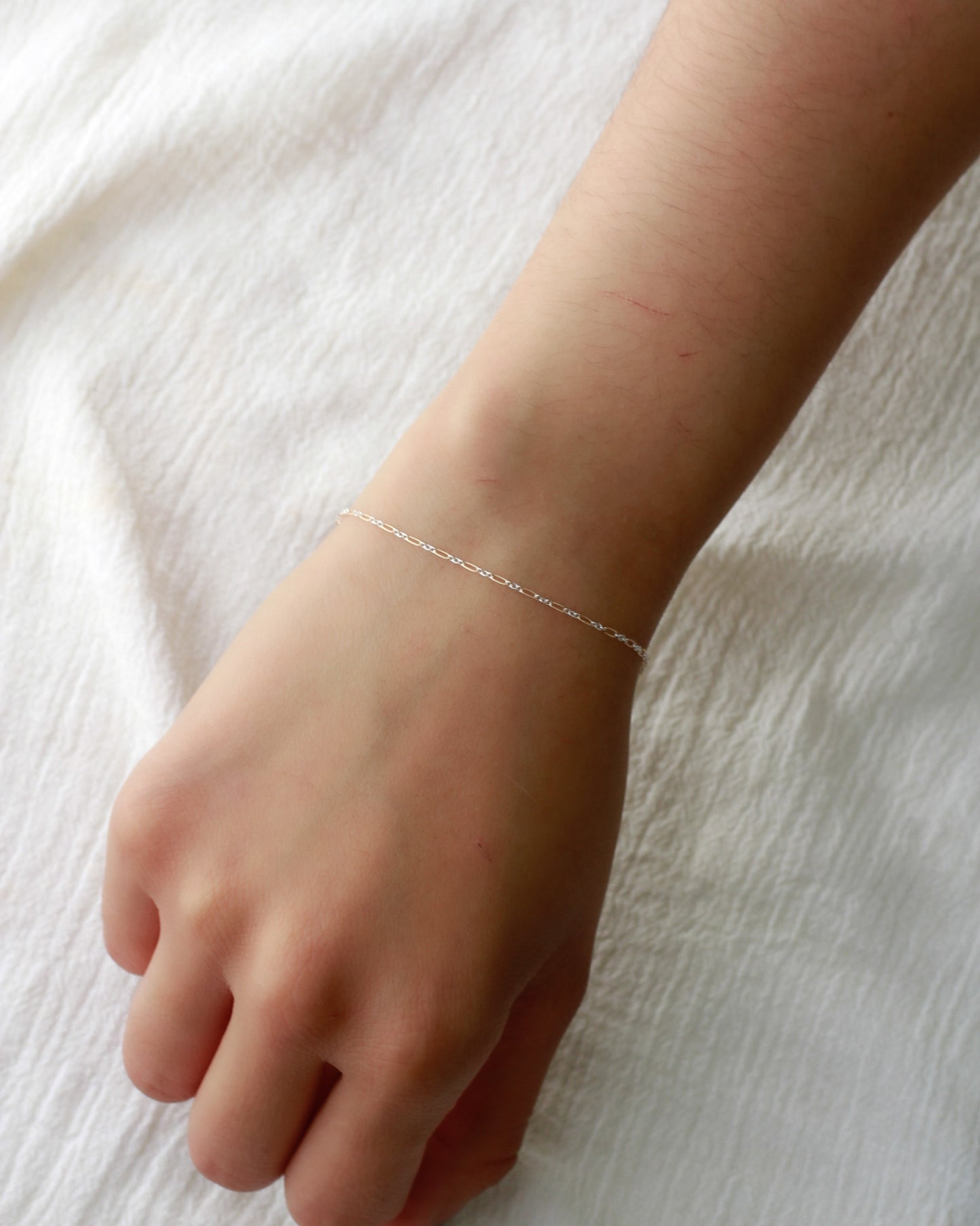 1.4mm long and short mixed metal chain 1+3,  M269