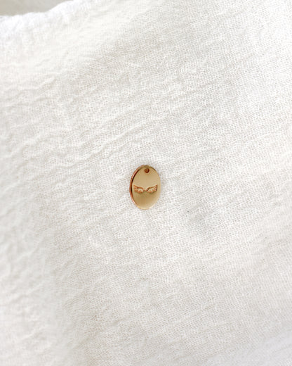 Angel Wings Oval Charm, CH210