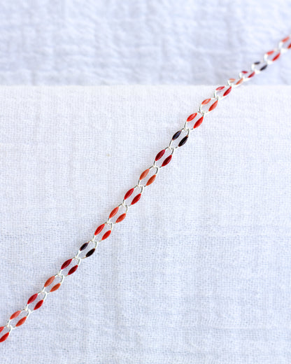Autumn Multi Color Enamel Chain, SP114