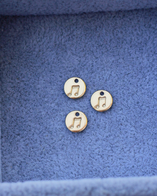 6.3mm Music Note Charm, CH05