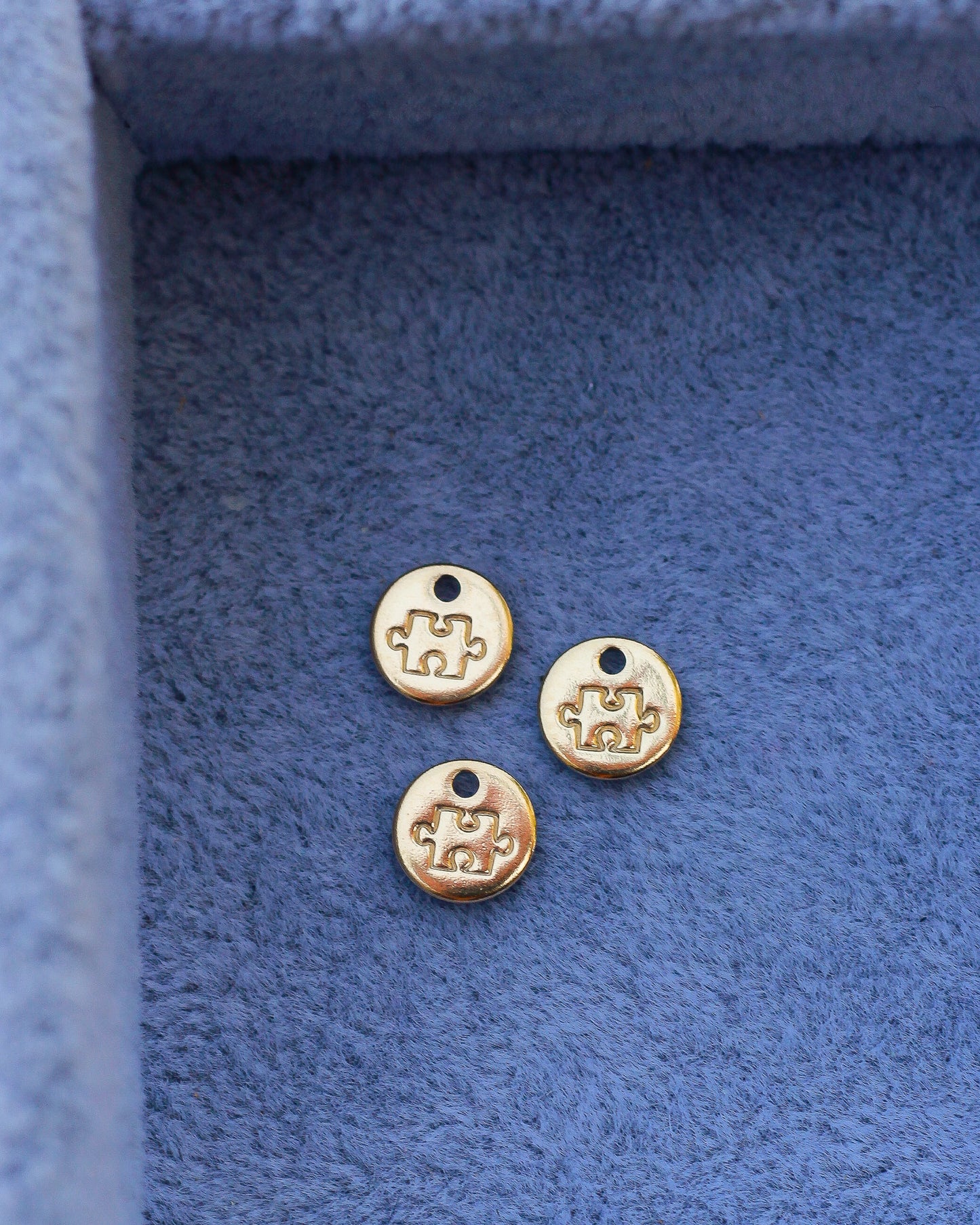 6.3mm Puzzle Piece Charm, CH05