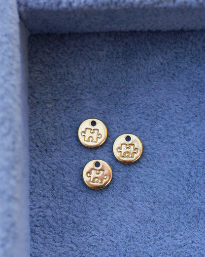 6.3mm Puzzle Piece Charm, CH05