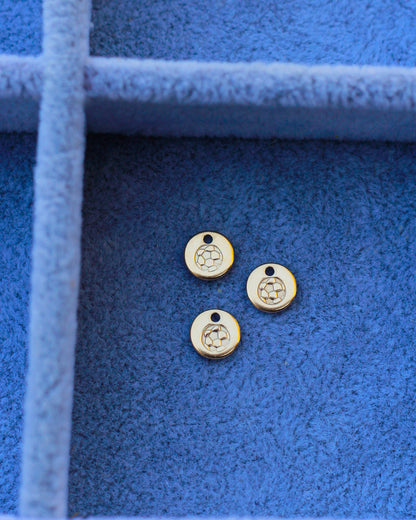 6.3mm Soccer Ball Charm, CH05