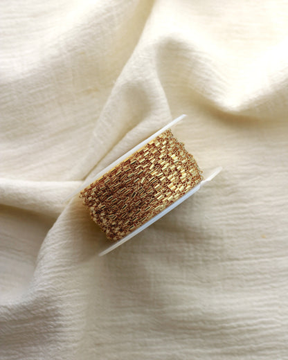 1.7mm Cable Chain with Tube Beads, G7, S7
