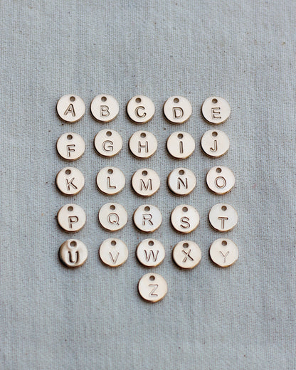 6.3mm A-Z Disc Charm, CH05