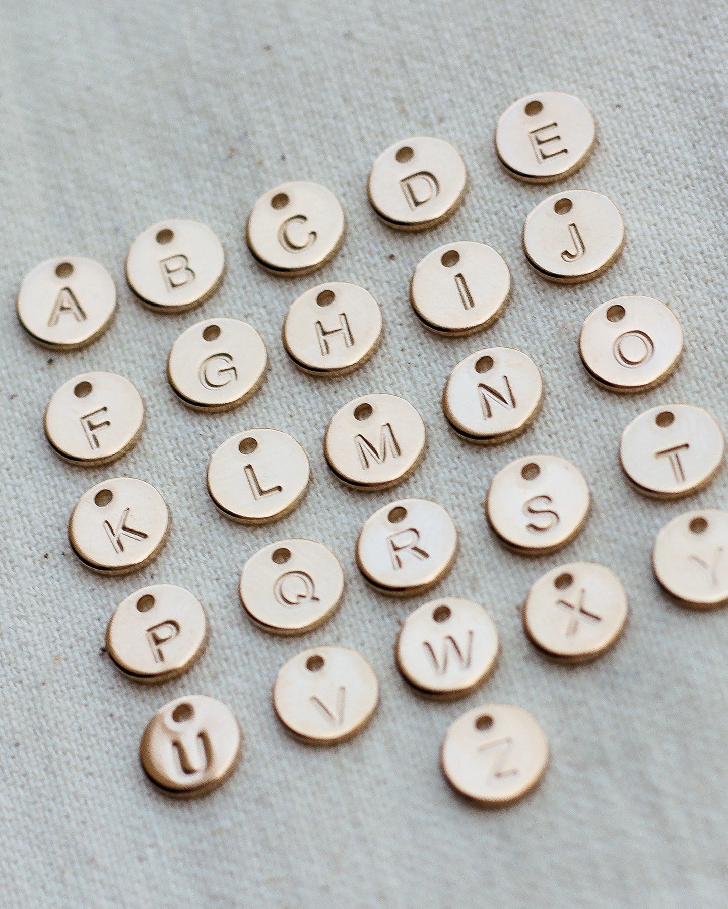 6.3mm A-Z Disc Charm, CH05