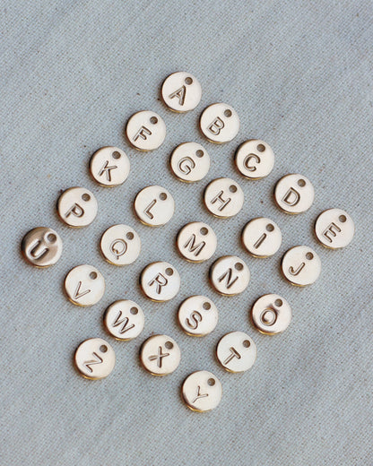 6.3mm A-Z Disc Charm, CH05