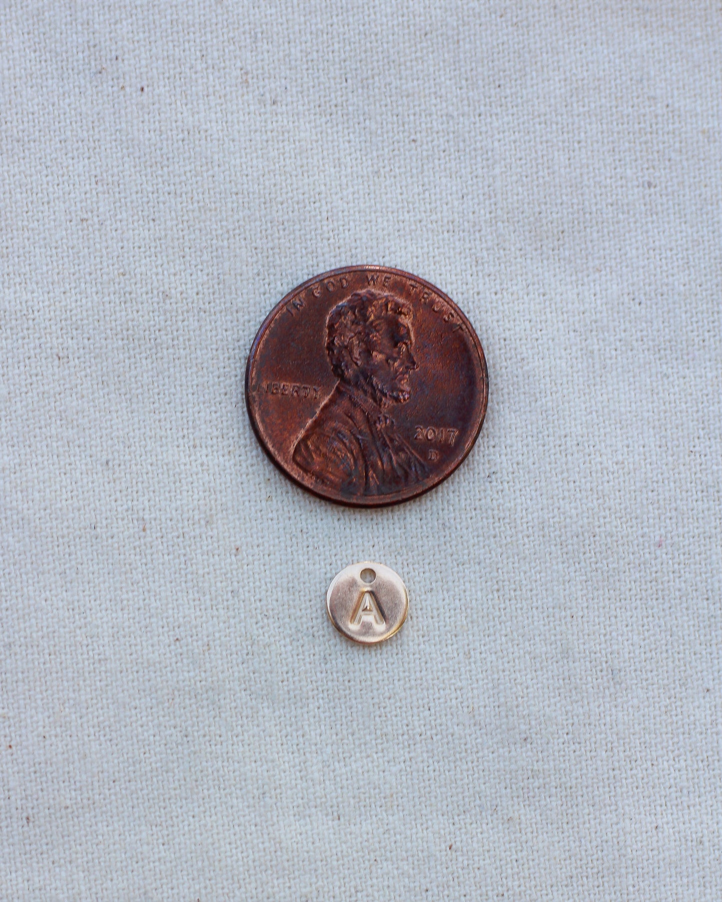 6.3mm A-Z Disc Charm, CH05