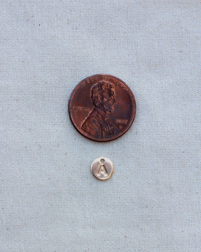 6.3mm A-Z Disc Charm, CH05