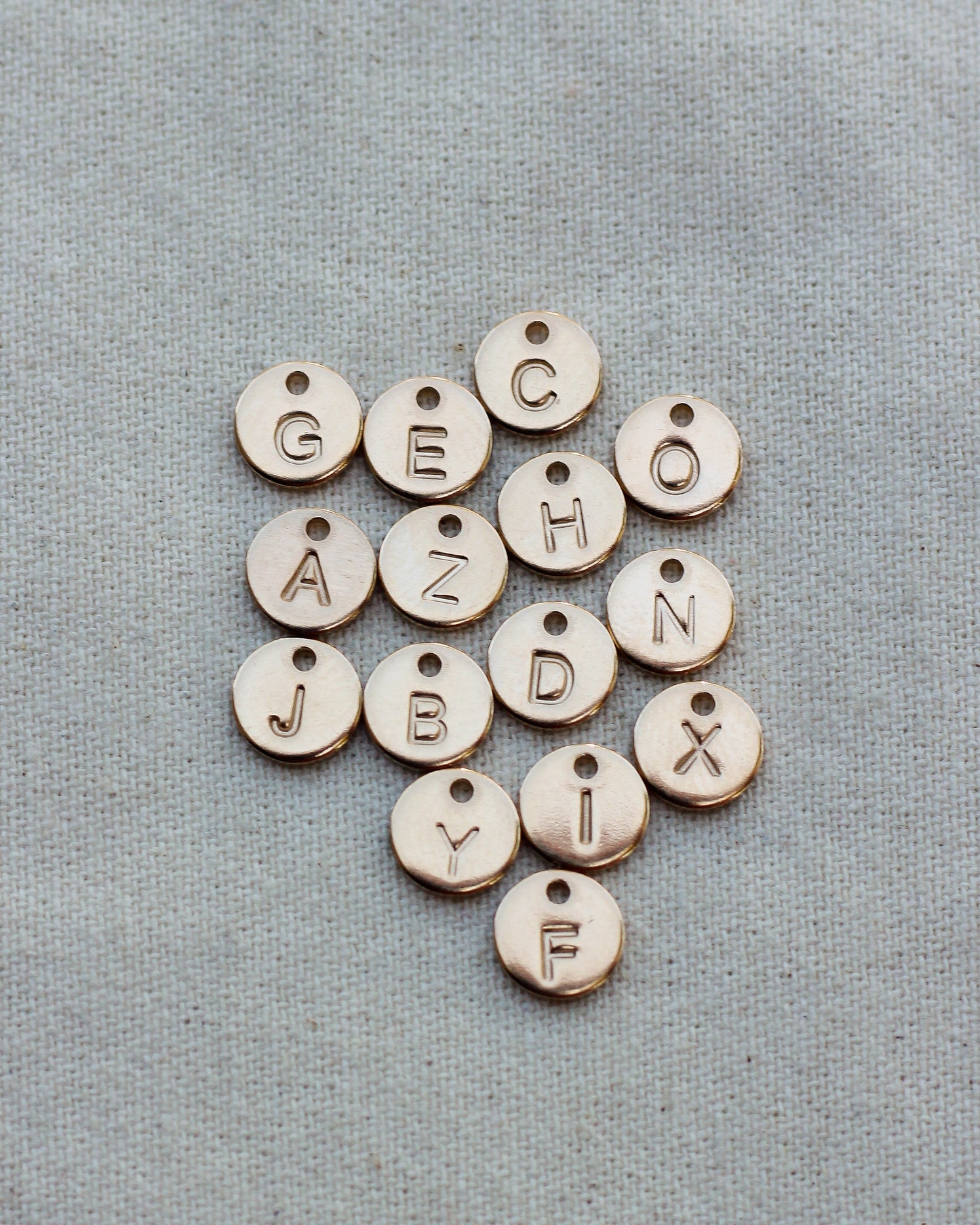 6.3mm A-Z Disc Charm, CH05