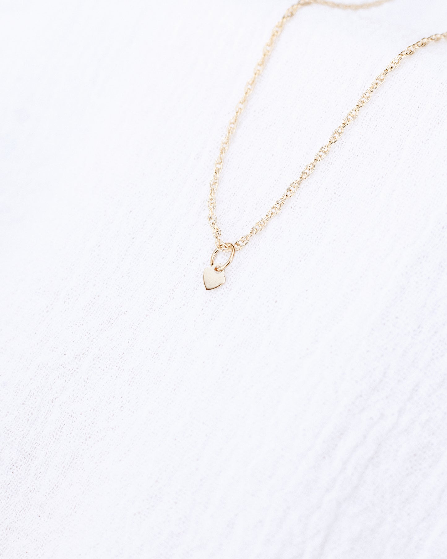 3.5mm Heart Tag Charm, CH201