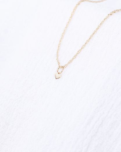 3.5mm Heart Tag Charm, CH201