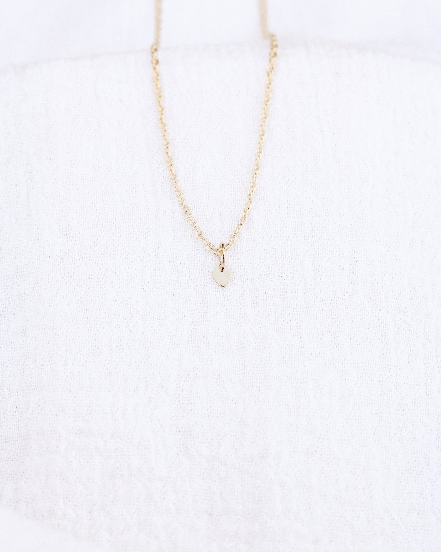 3.5mm Heart Tag Charm, CH201