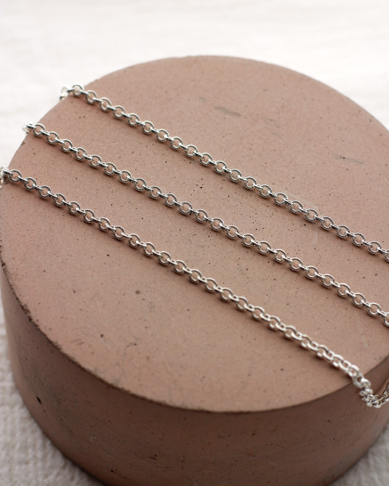 2.6mm Patterned Cable Chain, G262, S262