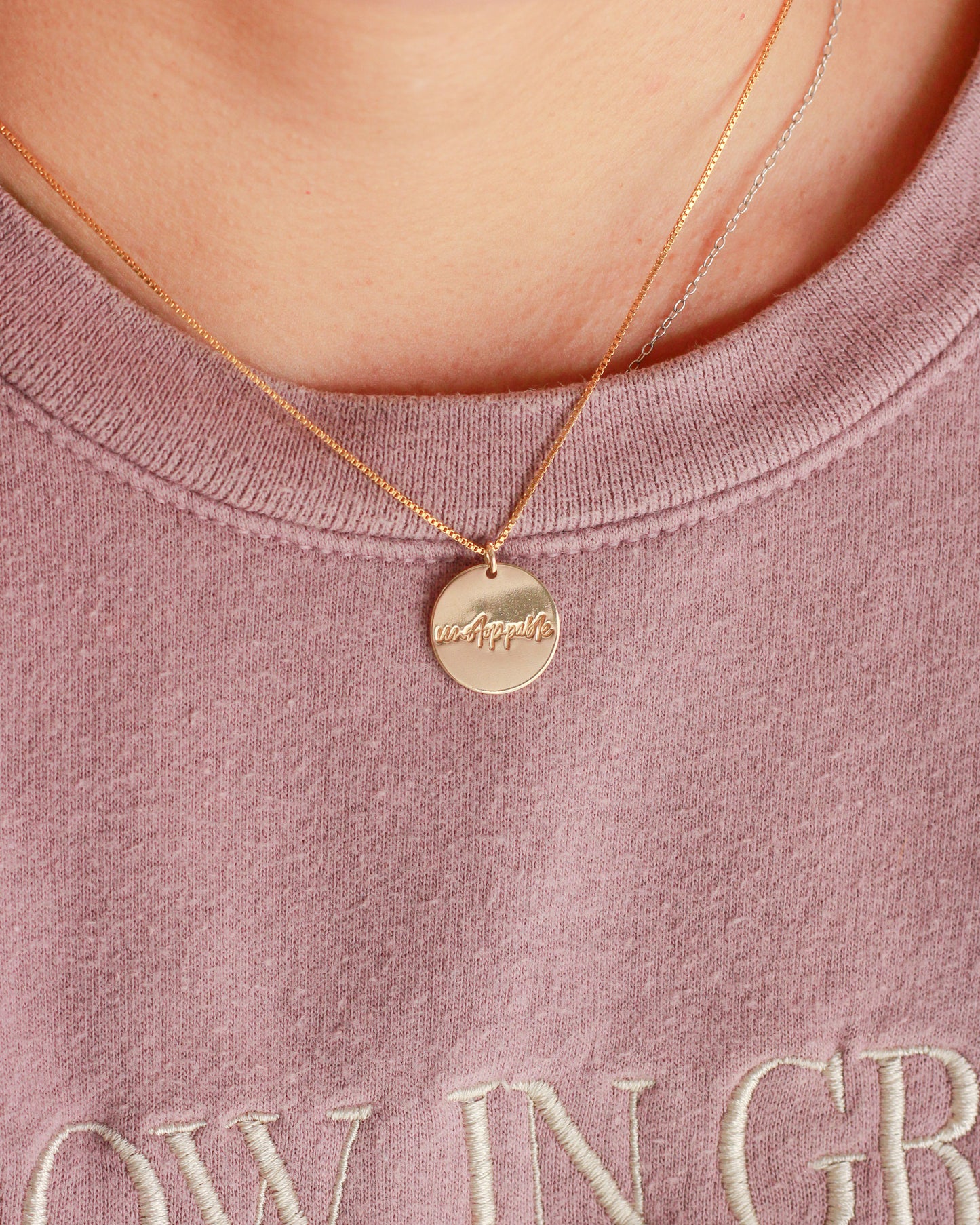 15.9mm Unstoppable Cursive Charm, CH190