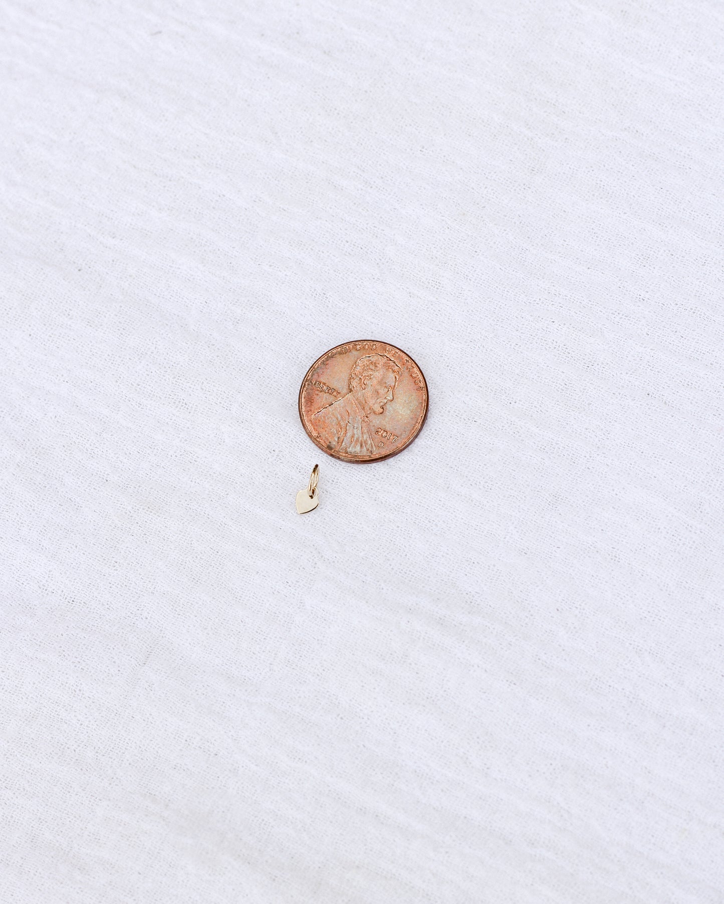 3.5mm Heart Tag Charm, CH201