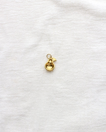 18mm Pear PVD Charm with Rhinestones, CH413