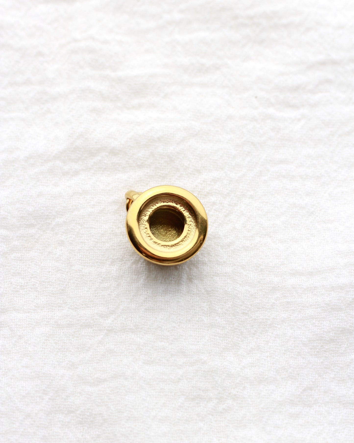 Latte Heart Coffee Cup PVD Charm, CH418
