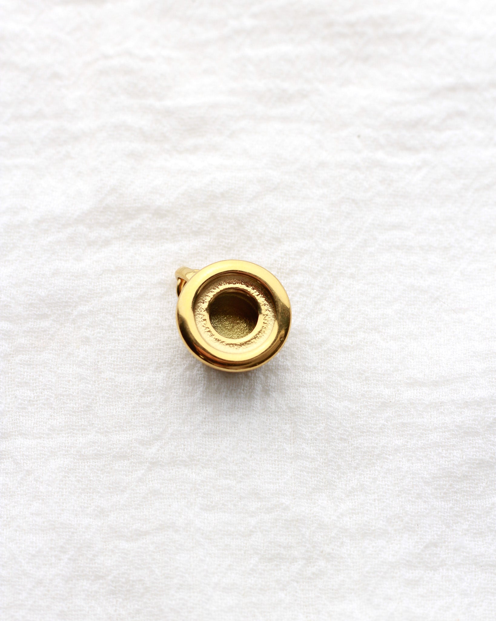 Latte Heart Coffee Cup PVD Charm, CH418