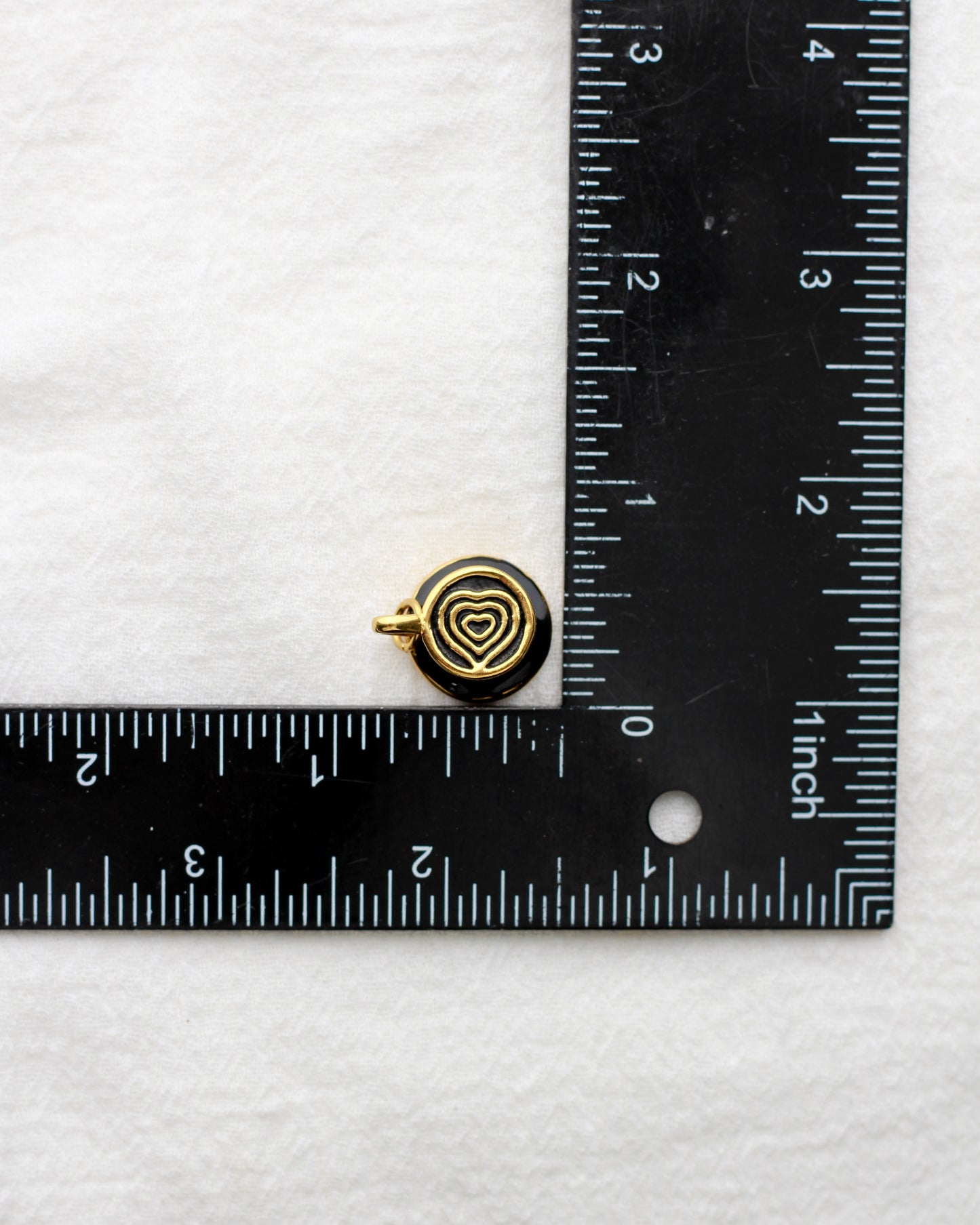 Latte Heart Coffee Cup PVD Charm, CH418