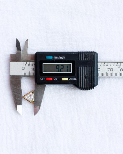 White CZ Bezel Diamond Connector, CN218