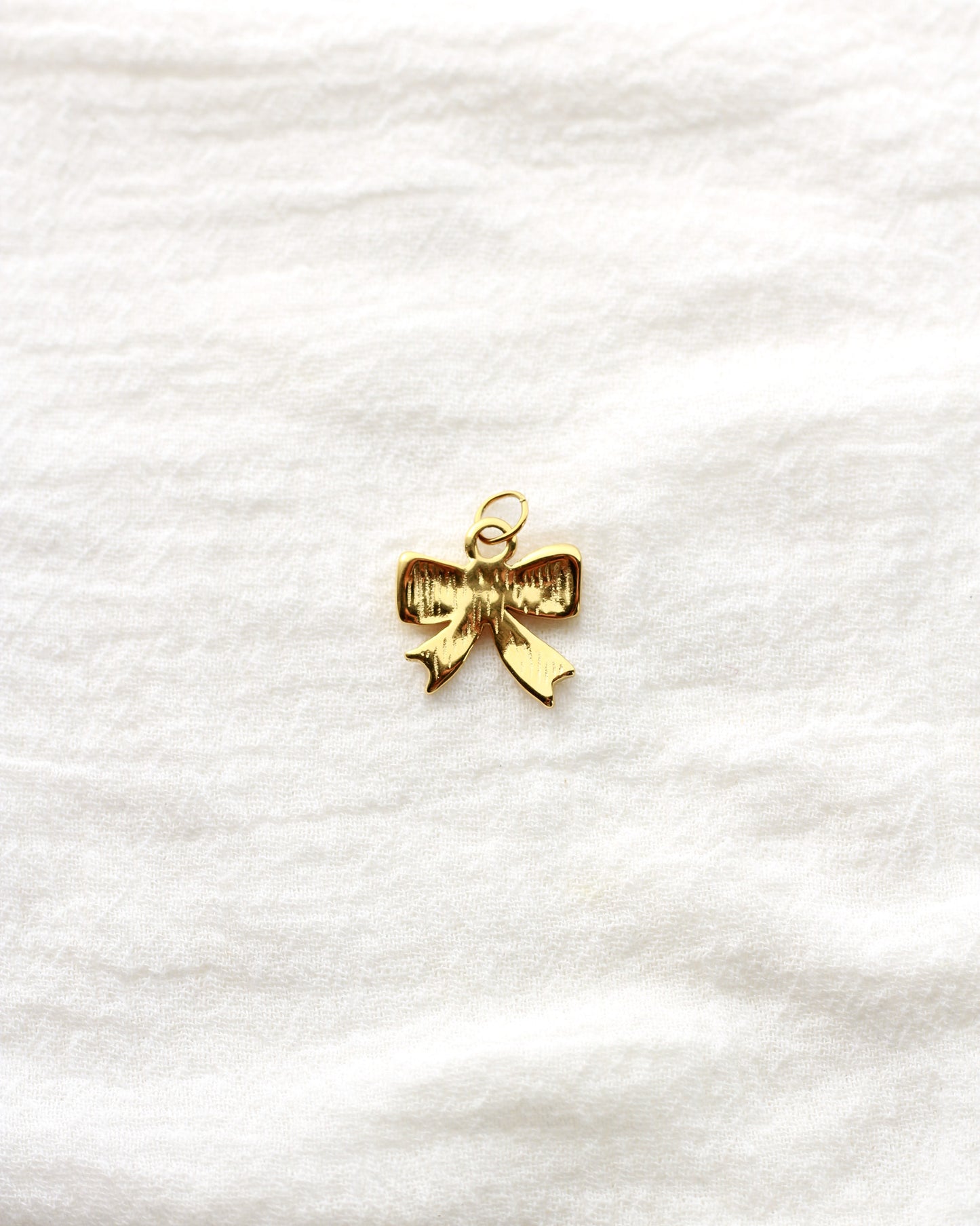 17mm Bow PVD Charm, CH422