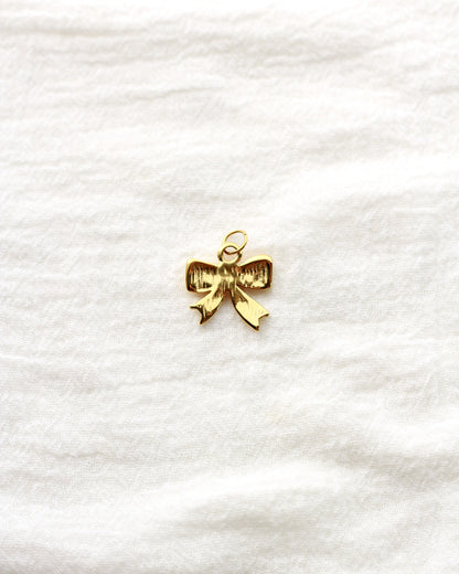 17mm Bow PVD Charm, CH422