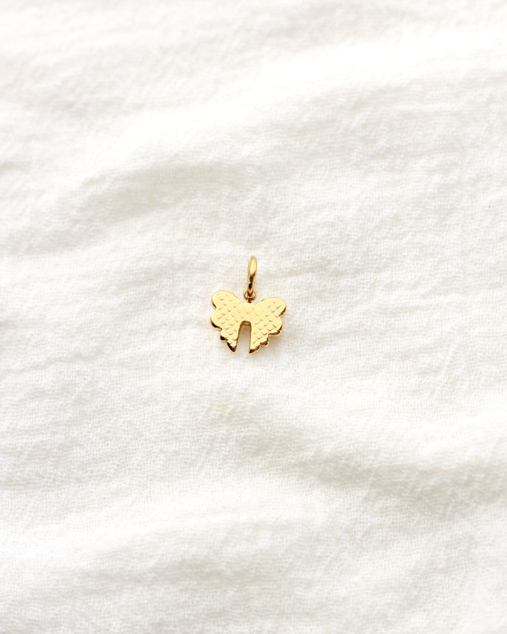 9mm Mini Bow PVD Charm, CH421