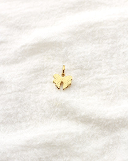 9mm Mini Bow PVD Charm, CH421