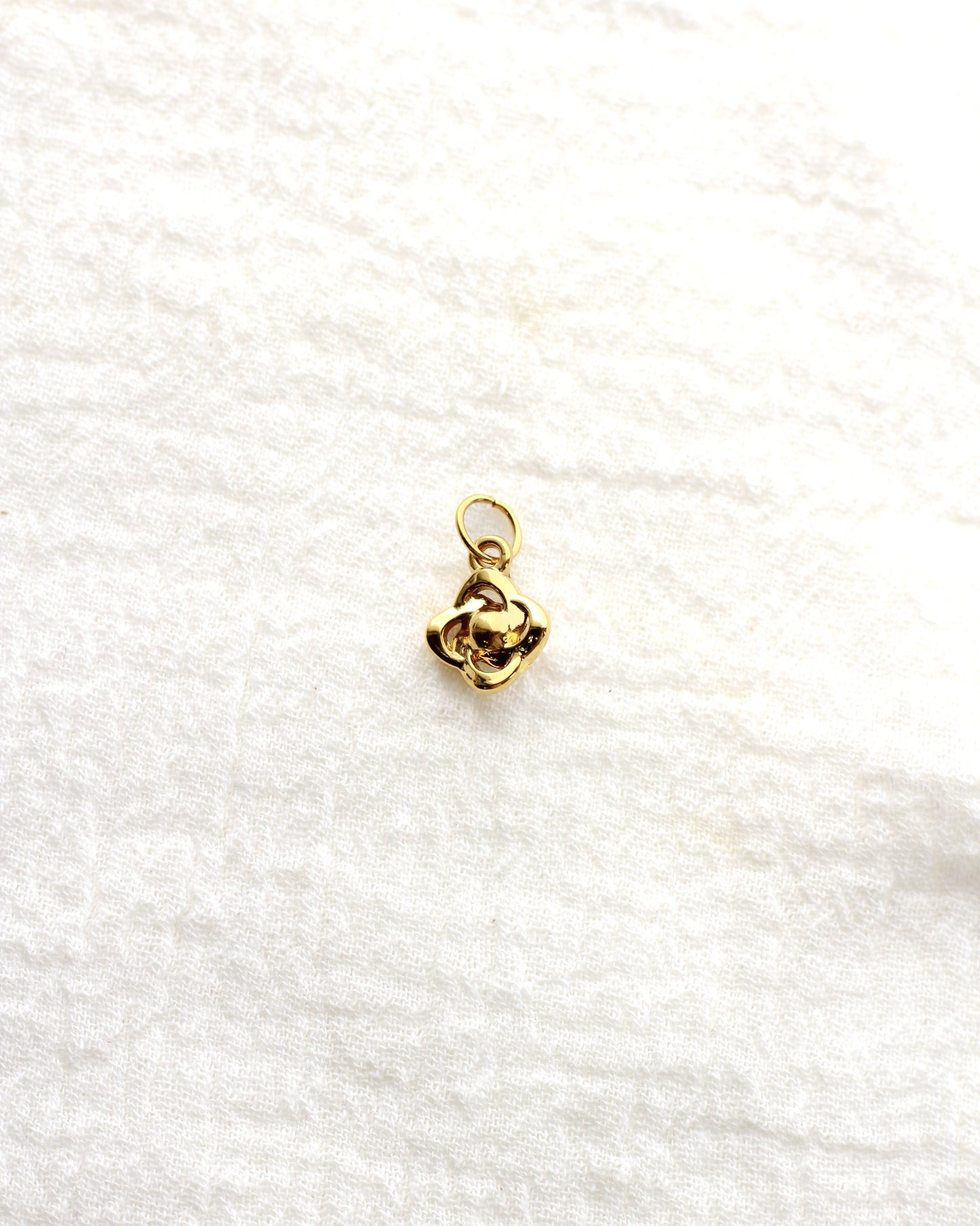 13mm Knot with Zircon PVD Charm, CH420