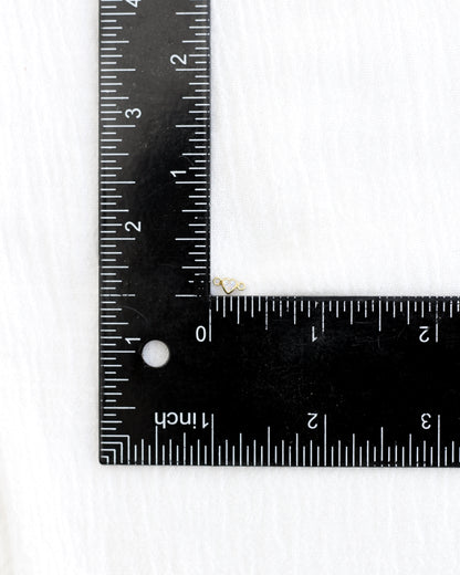 3mm Horizontal Heart Bezel Connector, CN336