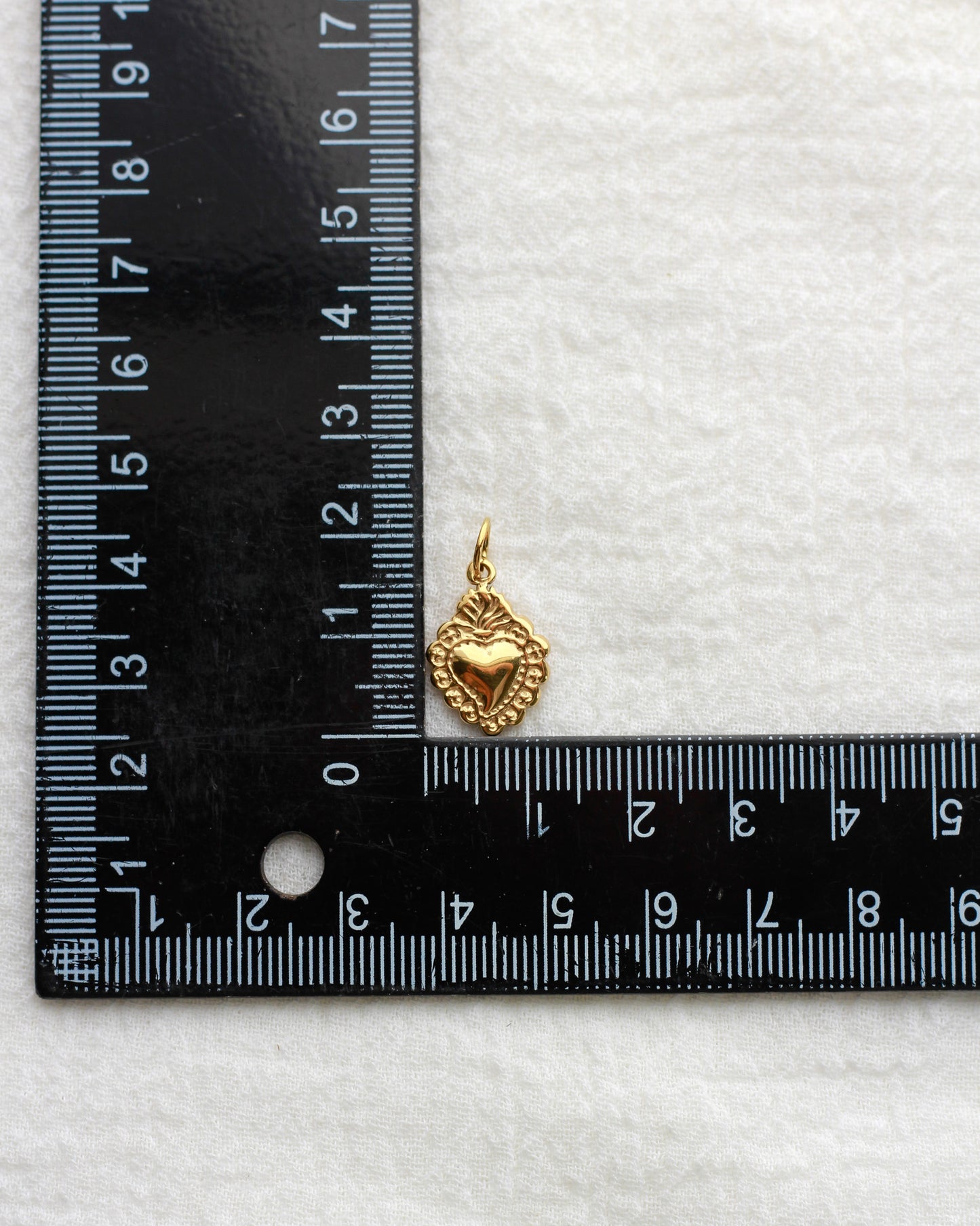 18mm Sacred Heart PVD Charm, CH425