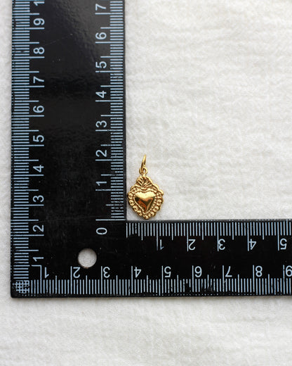 18mm Sacred Heart PVD Charm, CH425