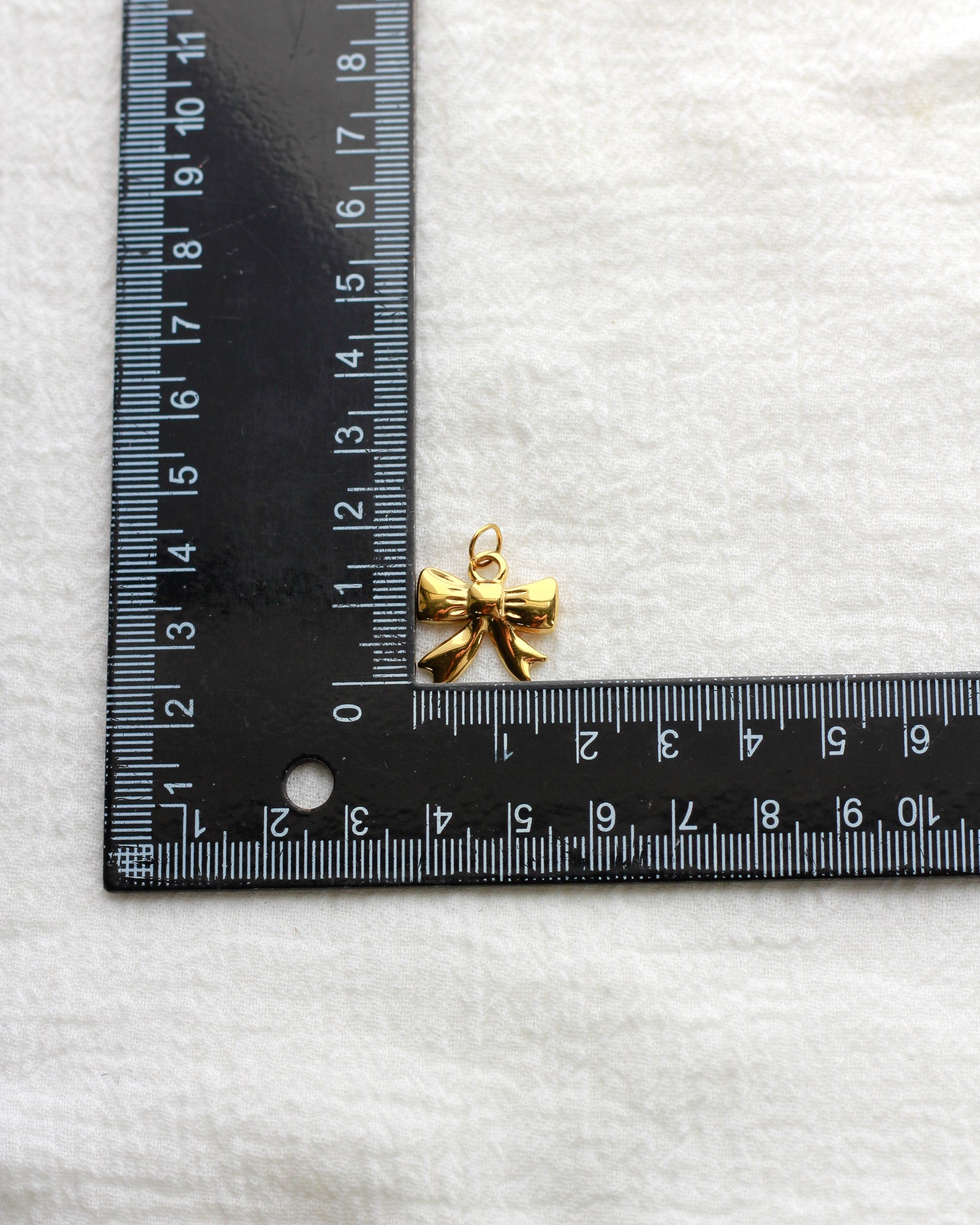 17mm Bow PVD Charm, CH422